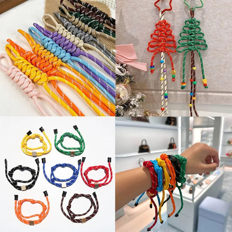 High-Quality Paracord 550 Type III – 7-Strand Multi-Color Rope for Hiking, Camping, and DIY Projects