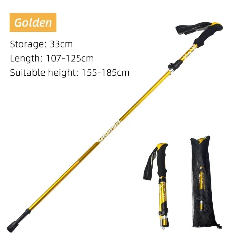 5-Section Telescopic Trekking Pole