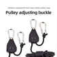 5m Adjustable 8-inch Lanyard Hanging Pulley for Outdoor Use