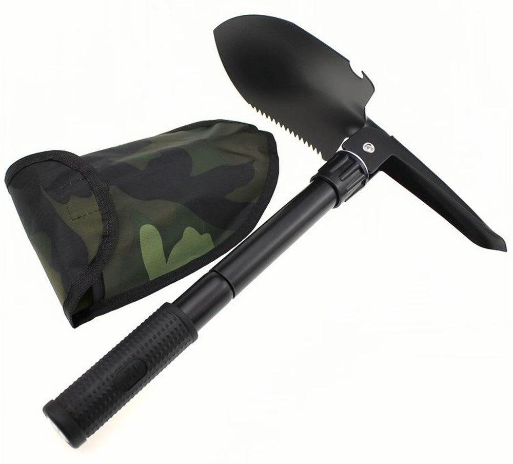 Multifunction Camping Shovel – Survival Folding Tactical Shovel for Outdoor, Hiking, Garden, and Emergency Use