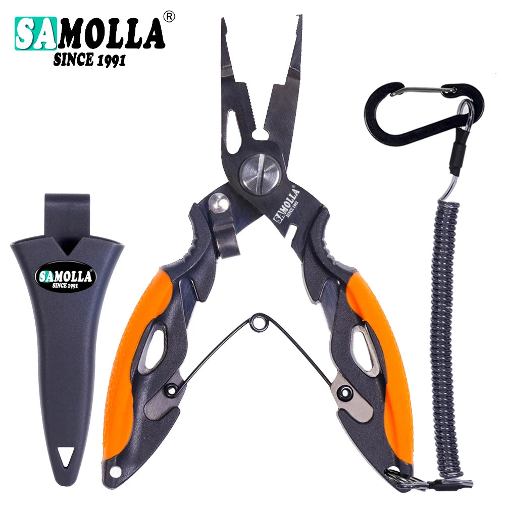 Multifunctional Fishing Scissors Line Cutter Hooks Pliers