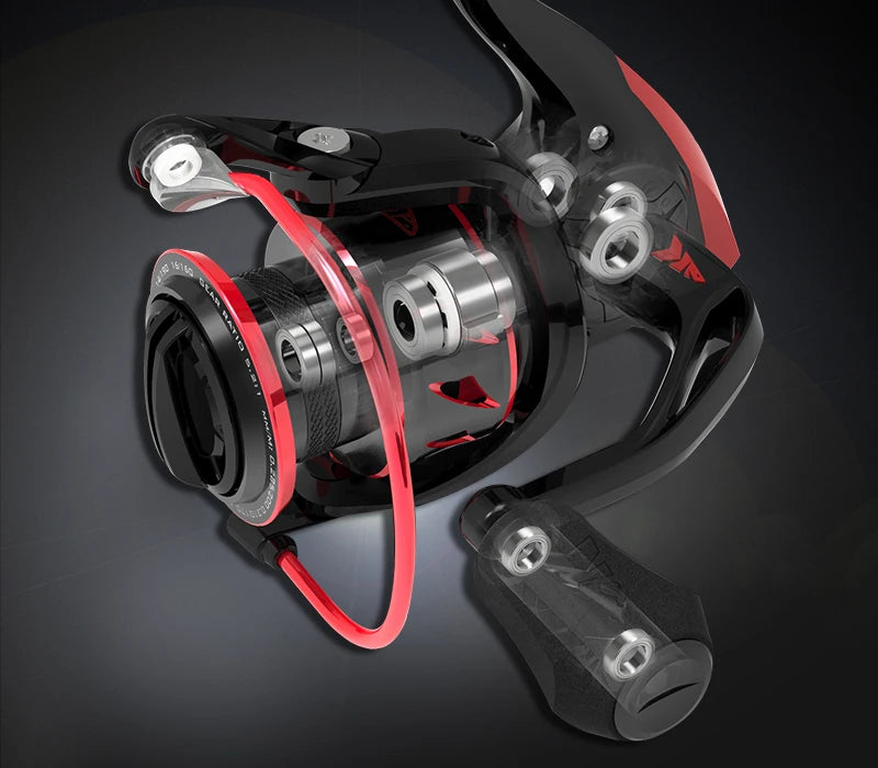 KastKing Sharky III Spinning Reel - Durable Metal Body, 10+1 Ball Bearings, 18KG Max Drag