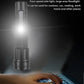 High-Power LED Tactical Flashlight with Zoom and USB Rechargeable Battery