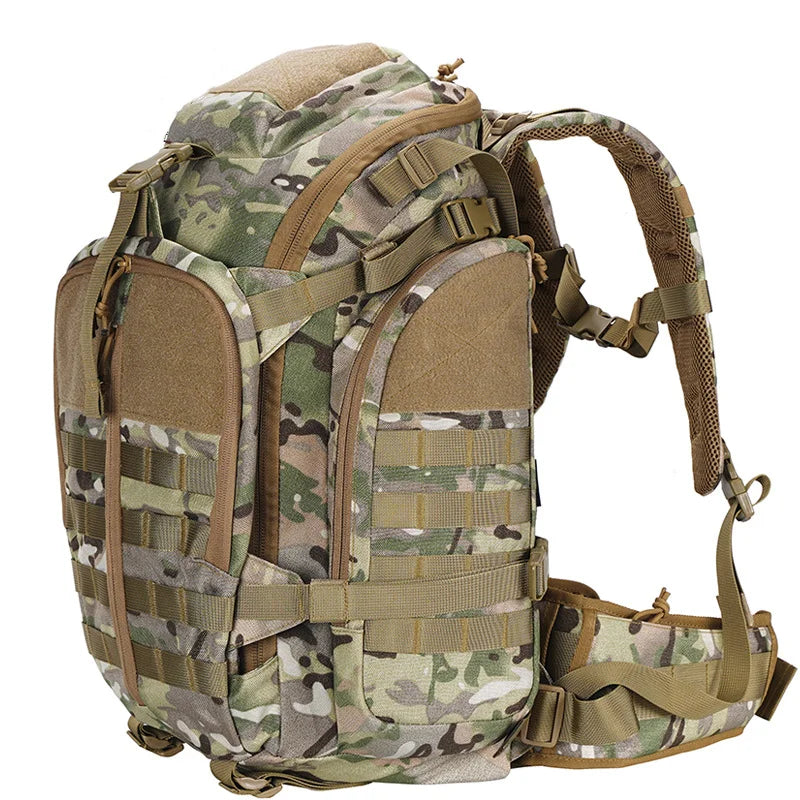 Nylon Tactical Camouflage Duffel Bag – Durable Military-Style Travel and Outdoor Gear Bag