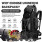 90L Waterproof Hiking & Camping Backpack