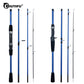 FELENHAI Baitcasting/Spinning Travel Fishing Rod