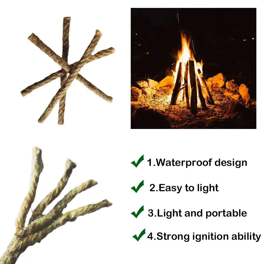 Fire Starter Combustibles Rope