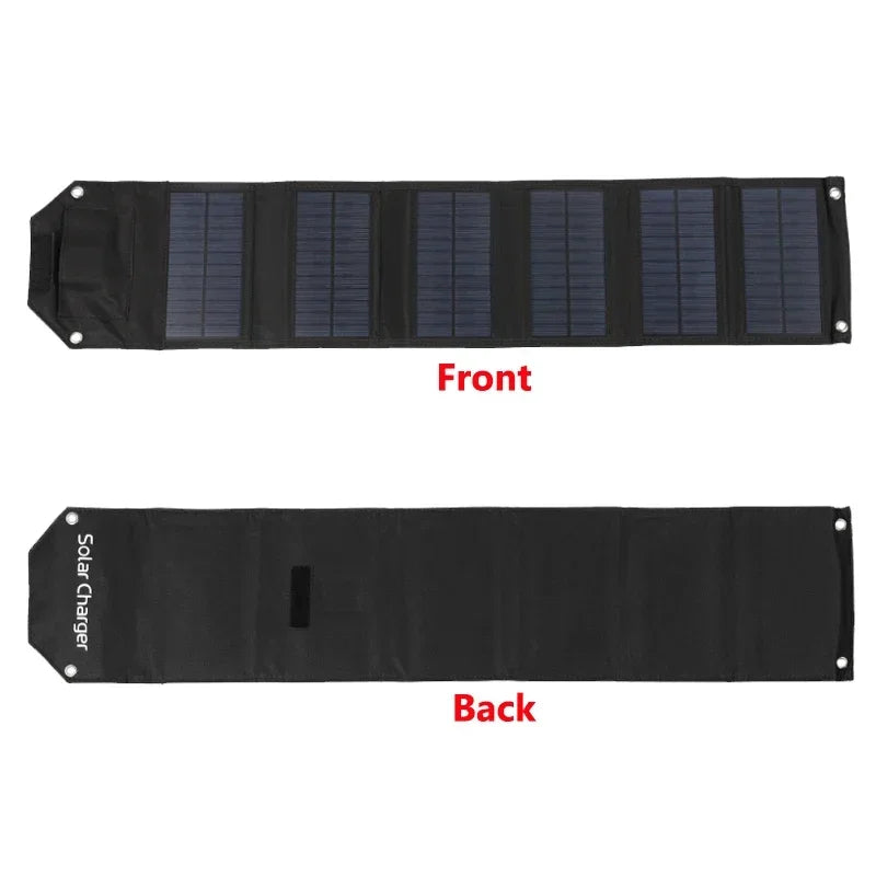 Foldable Solar Panel – Portable USB Charger for Phones, Power Banks & Outdoor Camping