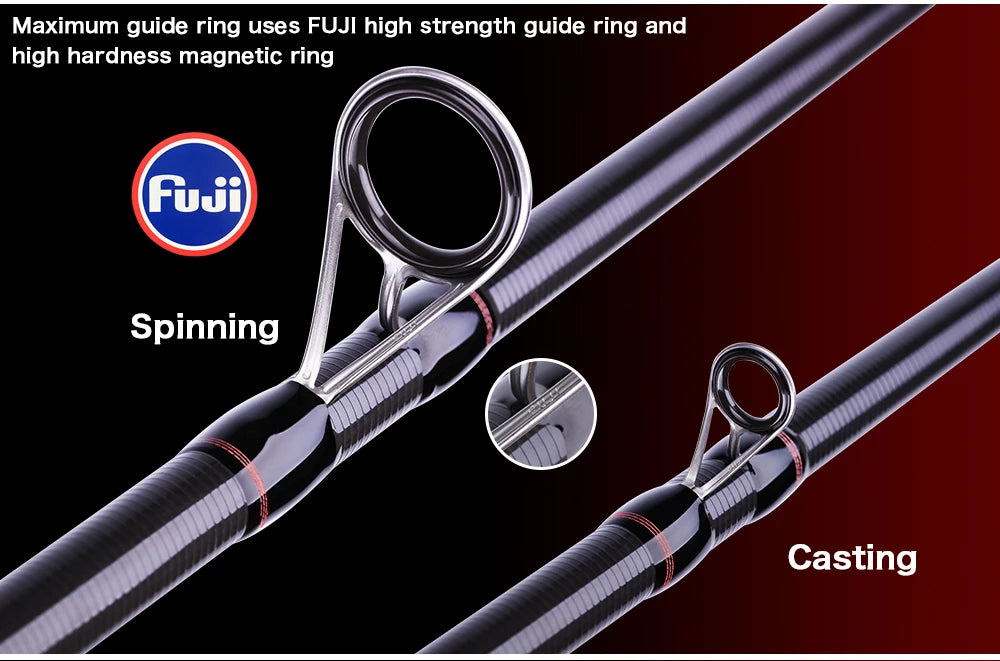 BIUTIFU Traveller Spinning & Casting Rod