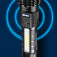 High-Power LED Tactical Flashlight with Zoom and USB Rechargeable Battery