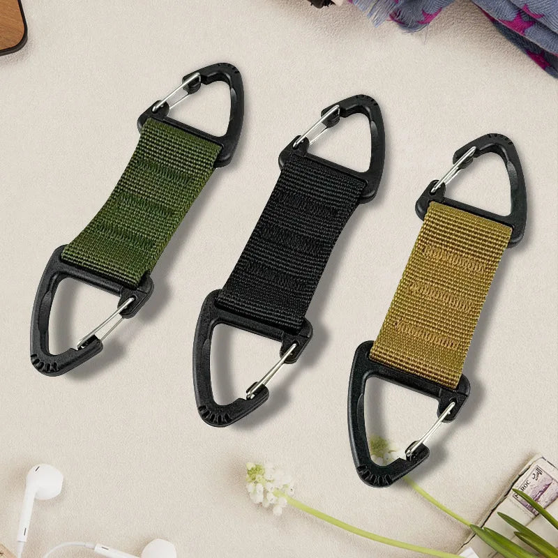 Webbing Buckle Belt Clip Hanging Keychain