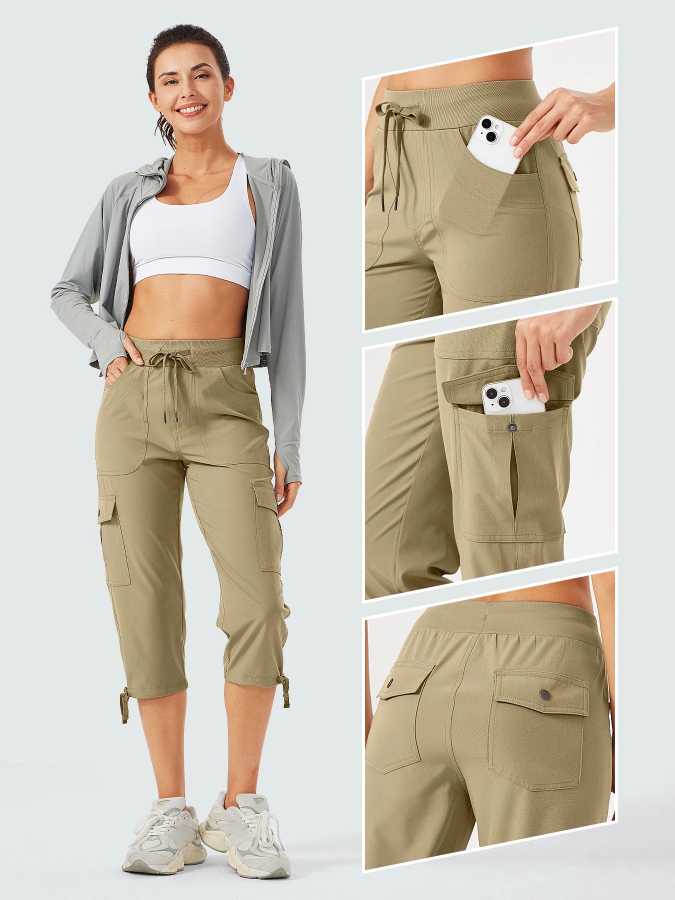 Cargo Capris Hiking Pants