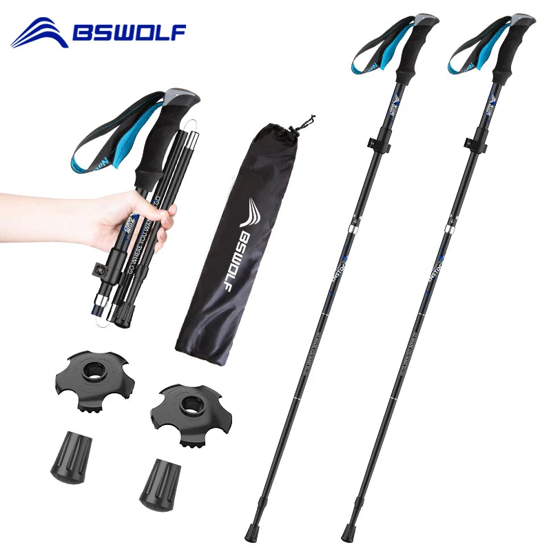 BSWOLF Ultralight Trekking Poles  Walking Sticks