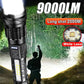 High-Power LED Tactical Flashlight with Zoom and USB Rechargeable Battery