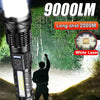 High-Power LED Tactical Flashlight with Zoom and USB Rechargeable Battery