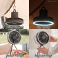 Camping Fan with LED Lighting and Power Bank