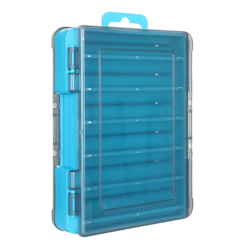 Double-Sided Fishing Tackle Box with 12 Cells