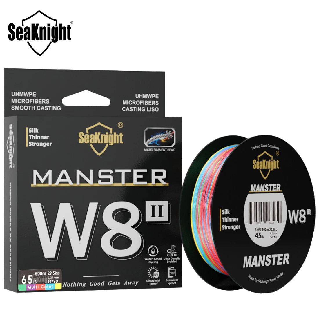 SeaKnight NEW MANSTER/MONSTER W8II 8-Strand Braided Fishing Line