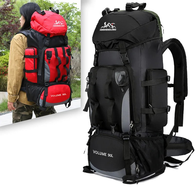 90L Waterproof Hiking & Camping Backpack